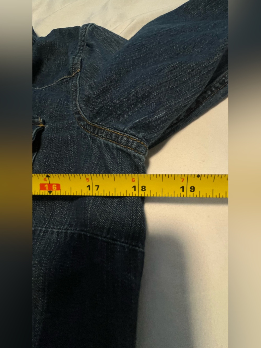 Women’s LEVI”S ICONS REINVENTED Cotton Dark Blue Western Denim Shirt Size M - Picture 12 of 14